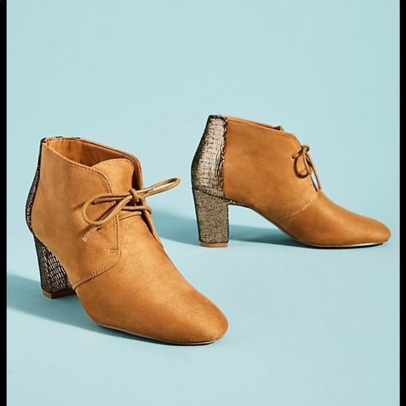 Anthropologie Vanessa Wu Oxford Booties 38 🌟🌟